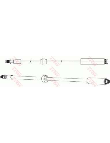 Tubo flexible de frenos Trw PHB241 - LATIGUILLO