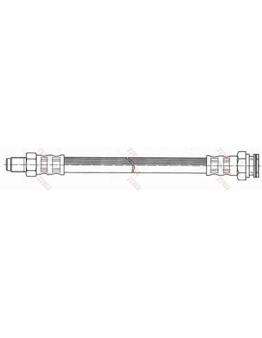 Tubo flexible de frenos Trw PHB244 - LATIGUILLO