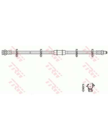 Tubo flexible de frenos Trw PHB269 - LATIGUILLO