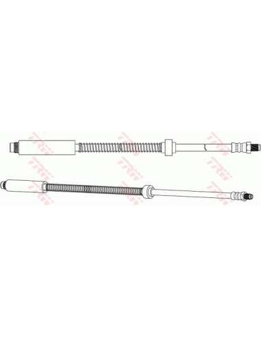 Tubo flexible de frenos Trw PHB287 - LATIGUILLO
