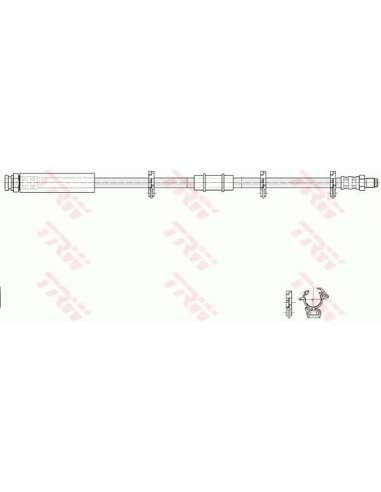 Tubo flexible de frenos Trw PHB291 - LATIGUILLO