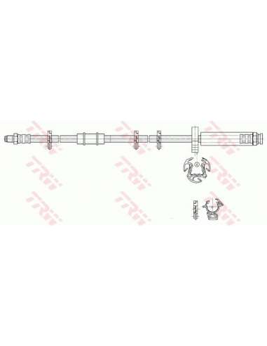 Tubo flexible de frenos Trw PHB293 - LATIGUILLO