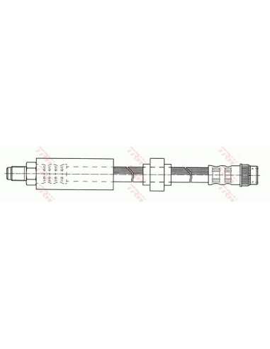 Tubo flexible de frenos Trw PHB303 - LATIGUILLO
