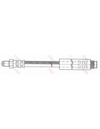 Tubo flexible de frenos Trw PHB304 - LATIGUILLO