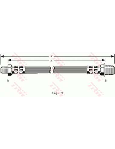 Tubo flexible de frenos Trw PHC127 - LATIGUILLO