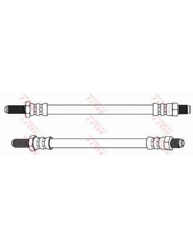 Tubo flexible de frenos Trw PHC186 - LATIGUILLO