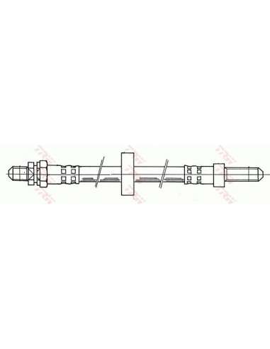 Tubo flexible de frenos Trw PHC229 - LATIGUILLO
