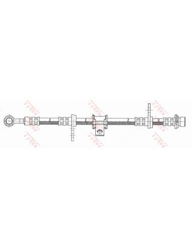 Tubo flexible de frenos Trw PHD101 - LATIGUILLO