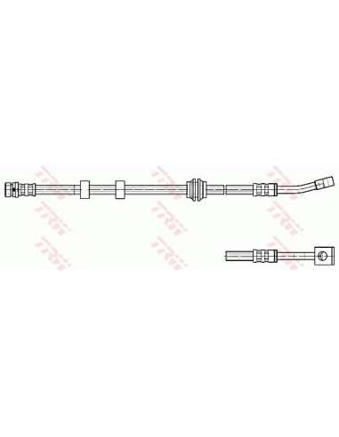 Tubo flexible de frenos Trw PHD1016 - LATIGUILLO