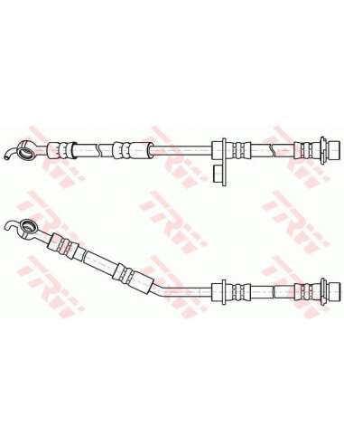 Tubo flexible de frenos Trw PHD1055 - LATIGUILLO