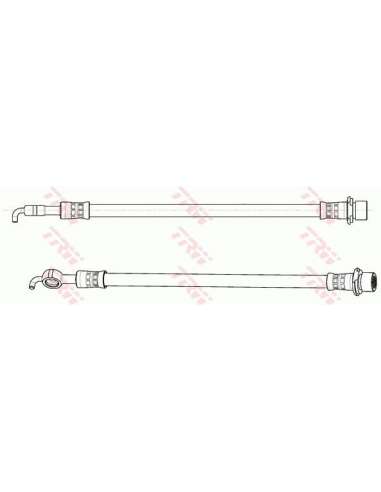 Tubo flexible de frenos Trw PHD1129 - LATIGUILLO