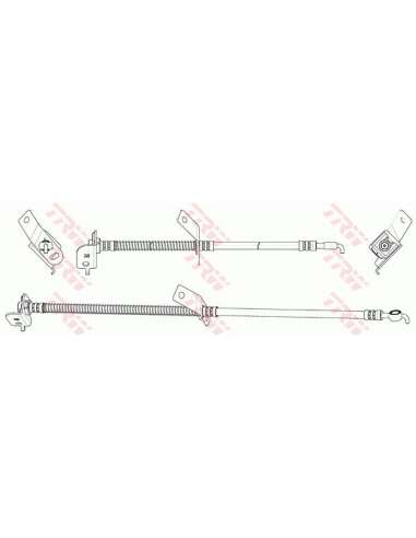 Tubo flexible de frenos Trw PHD1150 - LATIGUILLO
