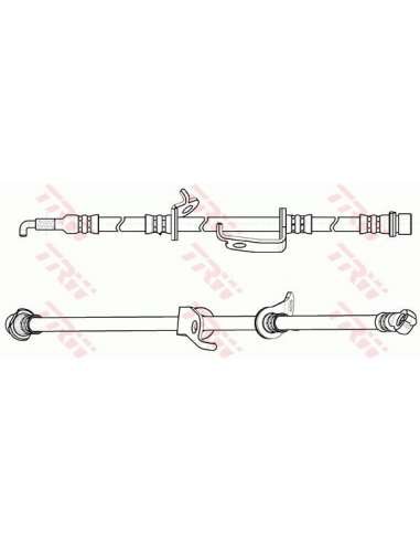 Tubo flexible de frenos Trw PHD1152 - LATIGUILLO