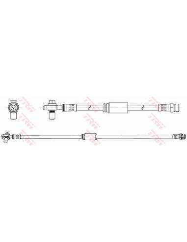 Tubo flexible de frenos Trw PHD1163 - LATIGUILLO