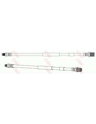 Tubo flexible de frenos Trw PHD1265 - LATIGUILLO
