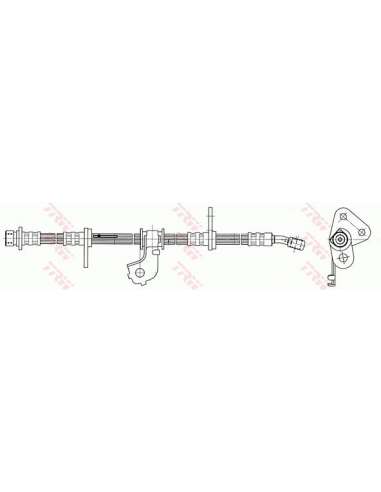 Tubo flexible de frenos Trw PHD140 - LATIGUILLO