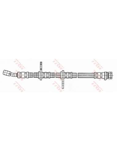 Tubo flexible de frenos Trw PHD142 - LATIGUILLO