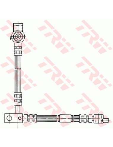 Tubo flexible de frenos Trw PHD541 - LATIGUILLO