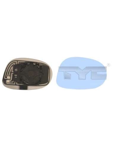 Cristal de espejo, retrovisor exterior Der. Tyc 309-0099-1 - RETROVISOR TYC