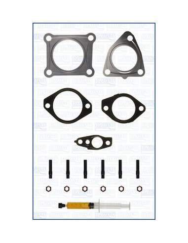 Juego de montaje, turbocompresor Ajusa JTC11586 - JUEGO TURBO COMPLETO S TURBO