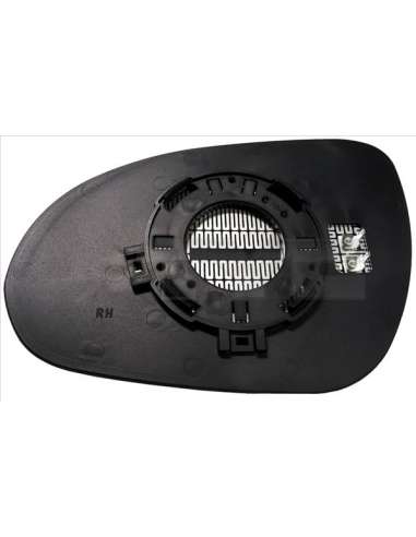 Cristal de espejo, retrovisor exterior Der. Tyc 313-0075-1 - RETROVISOR TYC