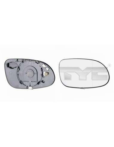 Cristal de espejo, retrovisor exterior Izq. Tyc 321-0002-1 - RETROVISOR TYC