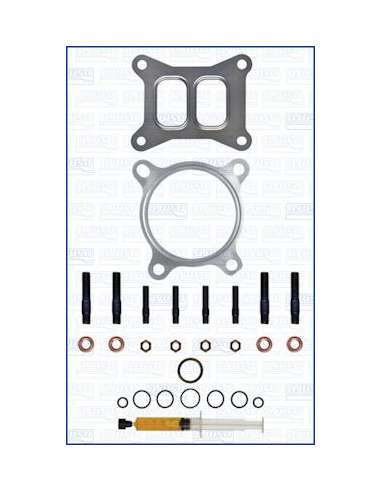Juego de montaje, turbocompresor Ajusa JTC11715 - JUEGO TURBO COMPLETO S TURBO