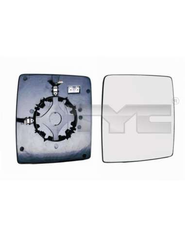 Cristal de espejo, retrovisor exterior Izq. Tyc 325-0082-1 - RETROVISOR TYC