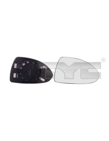 Cristal de espejo, retrovisor exterior Izq. Tyc 325-0094-1 - RETROVISOR TYC