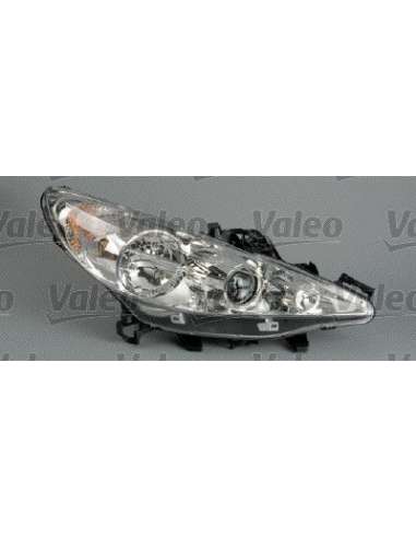 Faro principal Izq. Valeo 043242 - 43242 PEUGEOT 207 - PROYECTOR H7+H7 ORIGINAL PART