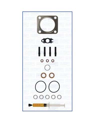 Juego de montaje, turbocompresor Ajusa JTC12049 - JUEGO TURBO COMPLETO