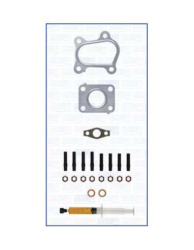 Juego de montaje, turbocompresor Ajusa JTC12075 - JUEGO TURBO COMPLETO