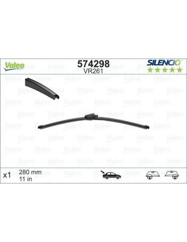 Limpiaparabrisas Valeo 574298 - VR261 280MM  X1 SILENCIO PLANA SILENCIO REAR