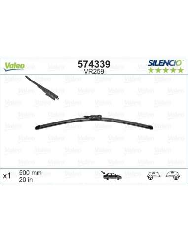 Limpiaparabrisas Valeo 574339 - VR259 500MM  X1 SILENCIO PLANA SILENCIO REAR