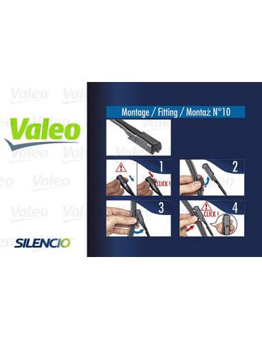 Limpiaparabrisas Valeo 577920 - VF920 550-550MM X2 SILENCIO PLANA SILENCIO FLAT BLADE SET