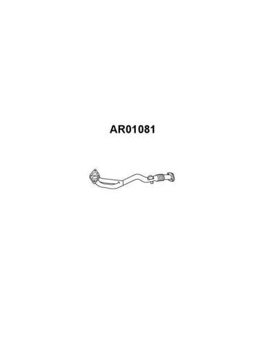 Tubo de escape Veneporte 112.AR01081 - ALFA 156 1.6/8/2.0 97-TUBO COLECTO R Original VAICO Quality