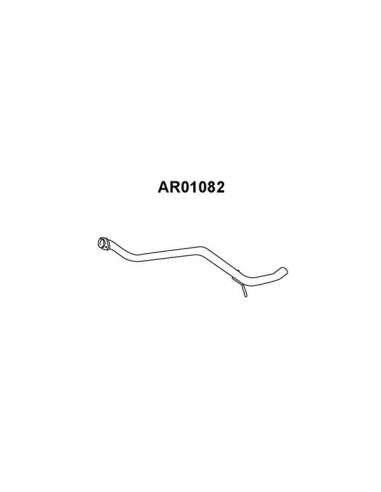 Tubo de escape Veneporte 112.AR01082 - ALFA 156 1.6/8i 2.0 KATTUBO FRENTE Original VAICO Quality