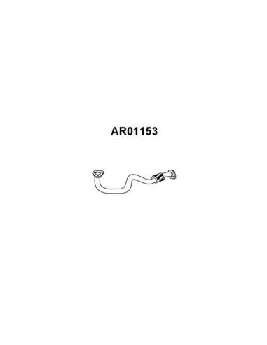 Tubo de escape Veneporte 112.AR01153 - ALFA 156 1.9/2.4 JTDTUBO COLECTOR Original VAICO Quality