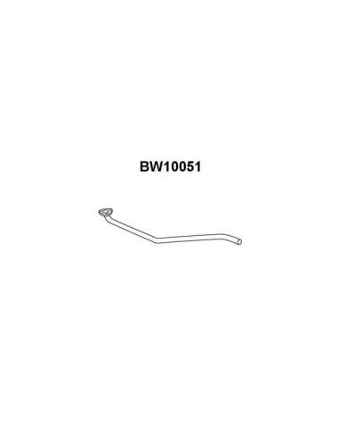 Tubo de escape Veneporte 112.BW10051 - BMW 324D 85- TUBO COLECTOR Original VAICO Quality