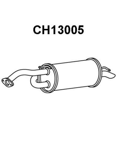 Silenciador posterior Veneporte 112.CH13005 - CHEVROLET MATIZ/SPARK 0.8/1.0 05-07 SIL TRAS