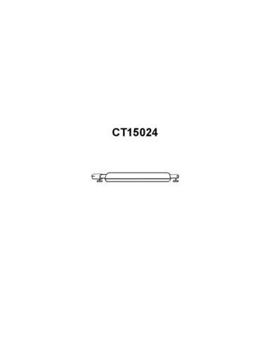 silenciador del medio Veneporte 112.CT15024 - CITROEN DYANE FURGONETASIL.TRAS