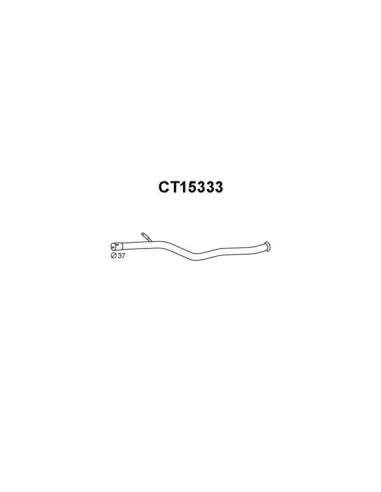 Tubo reparación, catalizador Veneporte 112.CT15333 - CITROEN SAXO/106 1.0i KAT 91-95TUB O INT Fuel Parts