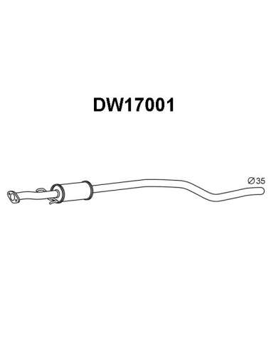 Silenciador posterior Veneporte 112.DW17001 - DAEWOO MATIZ 98-SILENCIOSO FRT