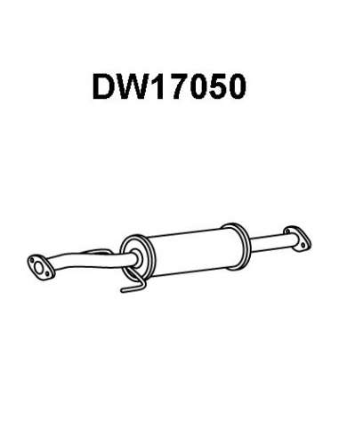Silenciador posterior Veneporte 112.DW17050 - DAEWOO MATIZ 00-SILENCIOSO FRT