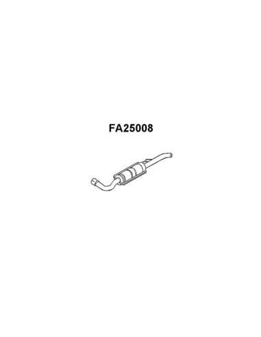 Silenciador posterior Veneporte 112.FA25008 - FIAT 128SIL.TRAS