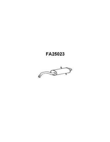 Silenciador posterior Veneporte 112.FA25023 - FIAT RITMO -82SILENCIADOR TRAS