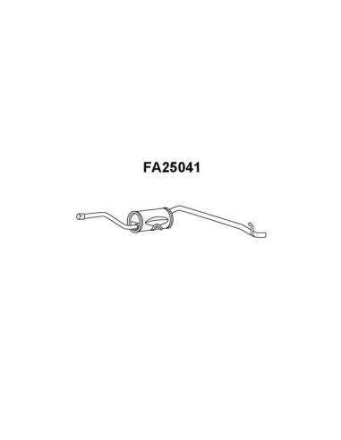 Silenciador posterior Veneporte 112.FA25041 - FIAT UNO KAT 87-SILENCIADOR TRAS
