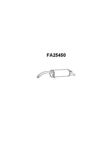 Silenciador posterior Veneporte 112.FA25450 - FIAT STILO 1.9 JTD 01-SILENCIOSO T RAS