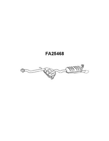 Silenciador posterior Veneporte 112.FA25468 - S.T. FA COUPE 2.0 16V 93-