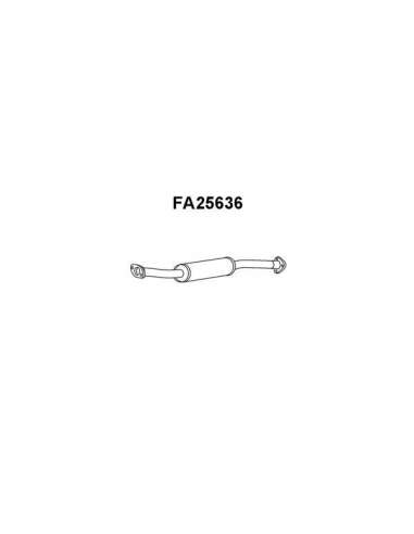 Silenciador posterior Veneporte 112.FA25636 - FIAT DUCATO 92-/JUMPER/BOXERSIL FR T